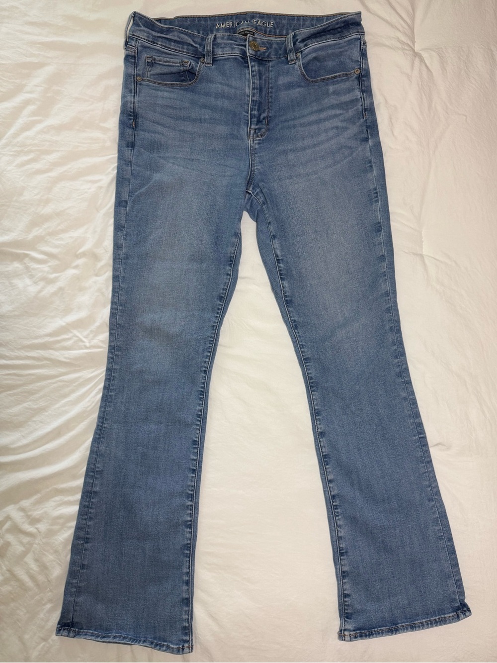 American Eagle Outfitters Women’s Medium Blue Flare Jeans
